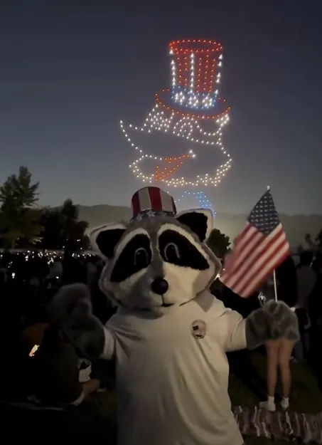 City of Fremont drone light show for America's 250th, Creative Skies